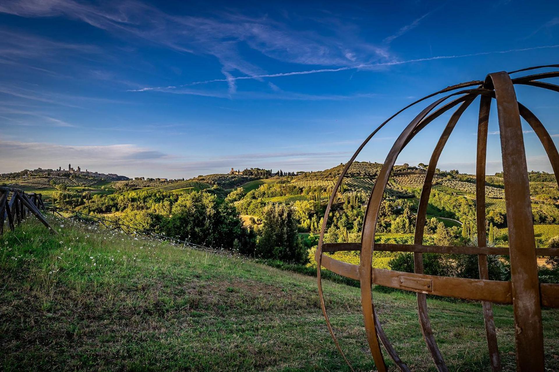 Вилла Agriturismo Poggiacolle Сан-Джиминьяно Экстерьер фото